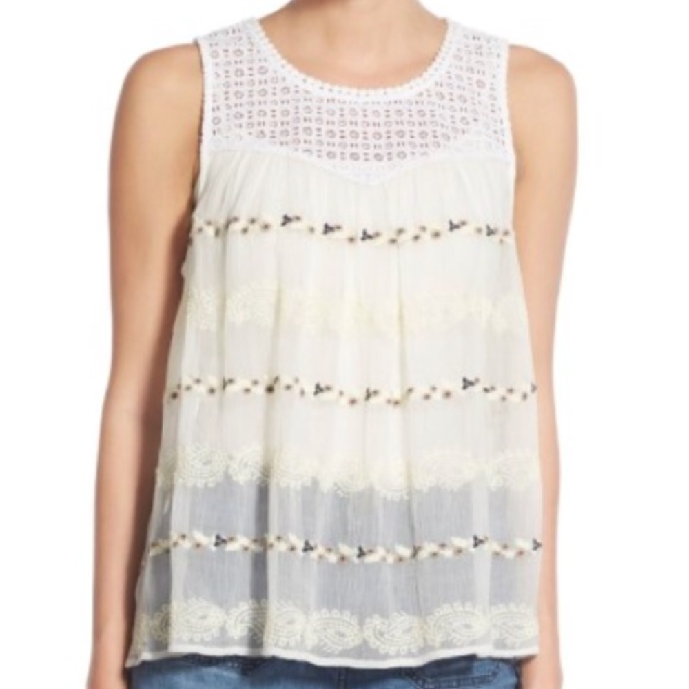 Hinge tank top